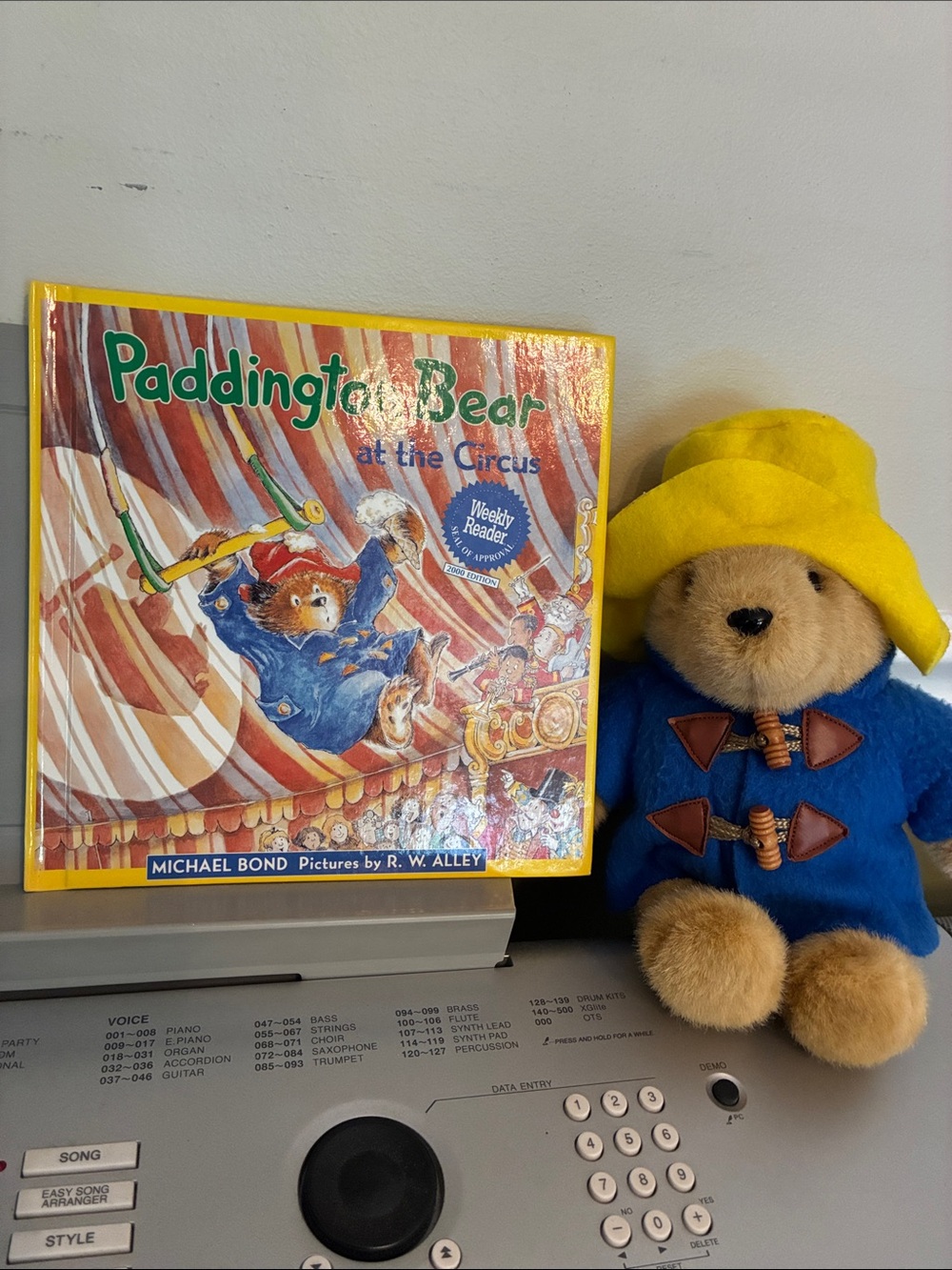 Paddington - BOOK (Paddington at the Circus) & BEAR PLUSH